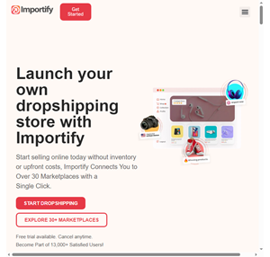 importify - easily find import sell dropshipping products
