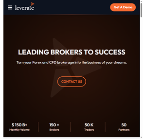 start a cfd crypto forex brokerage firm with leverate