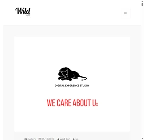 WILD UX WILD UX - Design great user experiences
