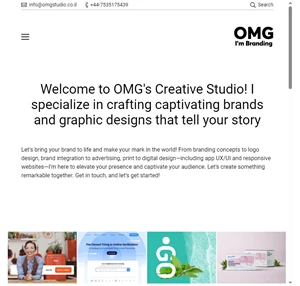 Studio OMG for branding and graphic design