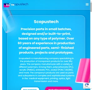 ScopustechAccurate Plastic 3D Structures 