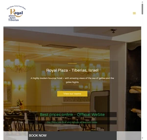 Royal Plaza Tiberias Official Website Tiberias Hotel