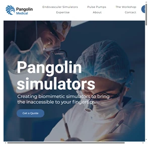 pangolin medical endovascular simulators