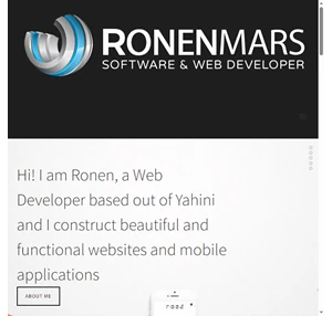 Ronen Mars Software Web Developer