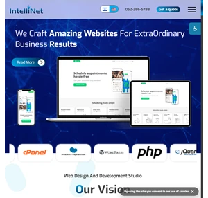 IntelliNet - Web design and development studio WordPress