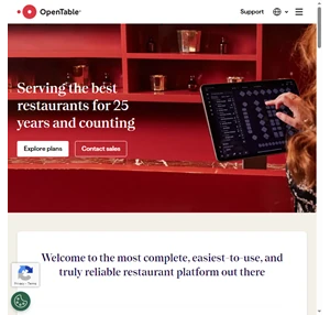 Restaurant Reservation Software OpenTable for Restaurants