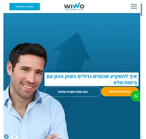 WIWO - מלמדים איך לייצר הכנסה קבועה ובטוחה ע"י השקעה באופציות - wiwo