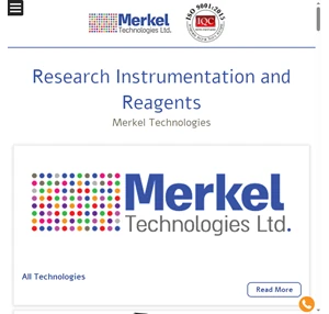 Merkel Research Instrumentation and Reagents for Precision Science