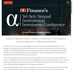 Tel Aviv Institutional Investment Conference Tel Aviv Institutional Investment Conference