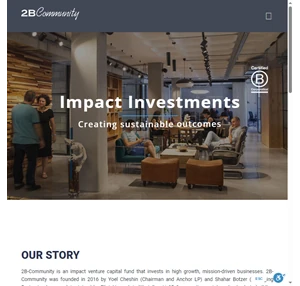 2B-Community An Impact Investment Fund
