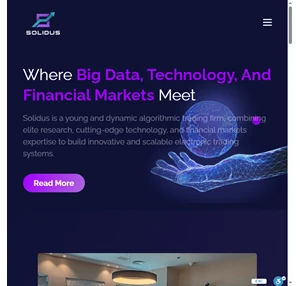 Solidus -Big Data Technology and Financial Markets