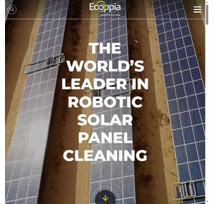 Robotic Solar Panel Cleaning Services for Utility-Scale PV Sites Ecoppia