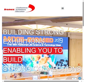 Kenes Exhibitions- Exhibitions and Conferences all over the world Events covering different topics from Hitech to Biomed from Watec to Agritech. The Kenes Exhibitions Conferences are one of a kind.
