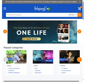 Fishpond.co.il - Shop Online with Free Delivery on 10 million Books DVDs Toys More Worldwide