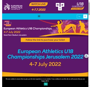 Athletics European Championship U18 Jerusalem 2022
