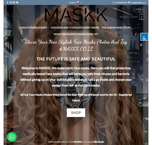 מסכות בד תקניות באישור מכון התקנים - MASKK - העתיד יפה ובטוח