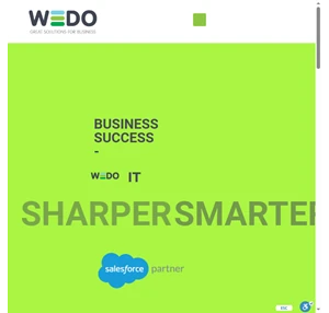 WEDO - Customer Experience Solutions Better Smarter Sharper