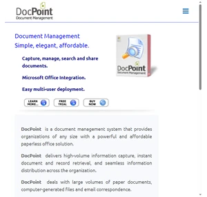 Manage and control your documents with DocPoint
