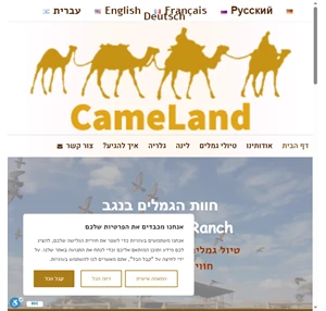 חוות הגמלים בנגב CameLand