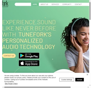 Audio Personalization Technology Tunefork