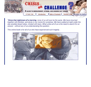 Crisis or Challenge Eli Birnbaum