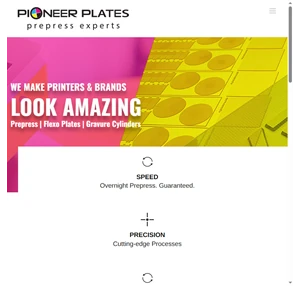 Pioneer Plates packaging