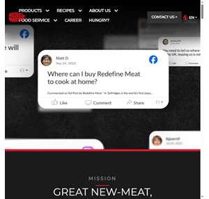 redefine meat - new meat no compromise