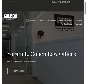 Yoram L. Cohen Law Office Home