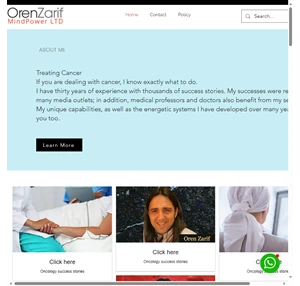 oren zarif - oncology success stories