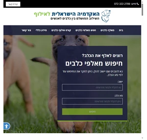 אילוף כלבים בשנת 2022 ע"י מאלף כלבים מומחה - האקדמיה הישראלית לאילוף