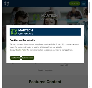 martech corporate information hub martech corporate