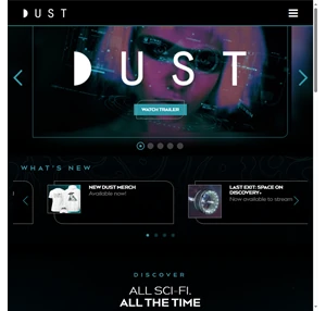 watchdust.com thought-provoking sci-fi short films