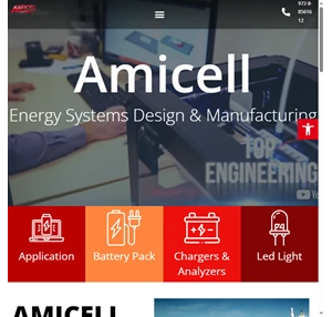 design manufacturing portable power systems - amicell