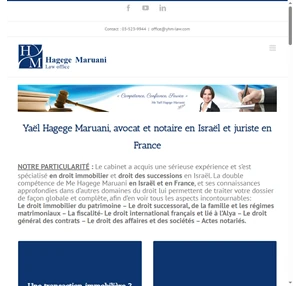 me yael hagege maruani - avocat en israel avocat tel aviv