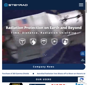 Radiation Protection Products. Radiation Shield by StemRad