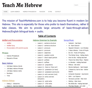teach me hebrew - home
