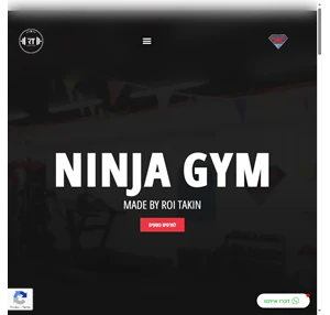 ninja gym for warriors and for the best ninjas - עמוד הבית