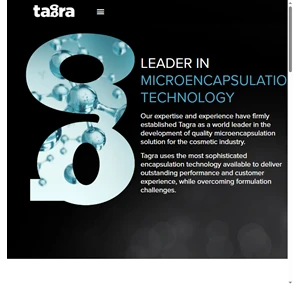 TAGRA Leader in Microencapsulation Technology