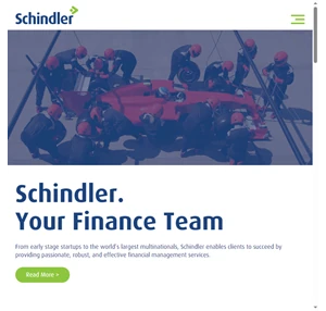 Schindler. Your Finance Team.