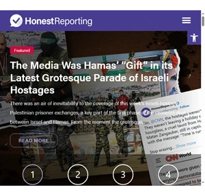 HonestReporting Exposing anti-Israel media bias