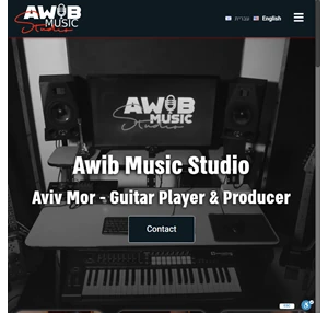 בית awibmusicstudio.com אביב מור - גיטריסט ומפיק מוזיקלי