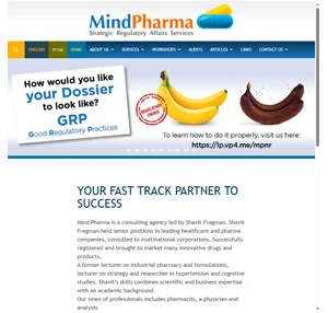 your fast track partner to success - mind pharma