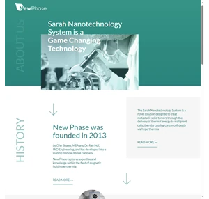 the sarah nanotechnology system solution - new phase