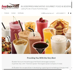 home blueberries innovative gourmet food beverages