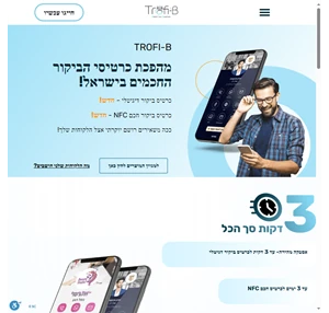 trofi-b מהפכת כרטיסי הביקור החכמים בישראל לצפייה בקטלוג