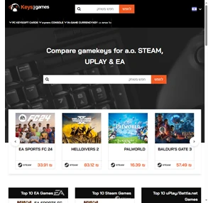 מפתחות steam ומפתחות משחק העסקאות הטובות ביותר - keysforgames.co.il